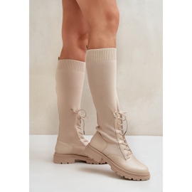 Modelo 68129 Botas beige 2