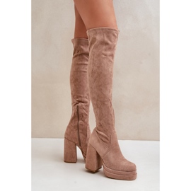 Modelo 8669 Botas beige 2