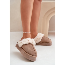 Pantuflas Modelo FA-181 Beige Oscuro 1