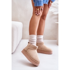 Botas de nieve Modelo 20216-4C Beige 1 Botas de nieve Modelo 20216-4C Beige 1