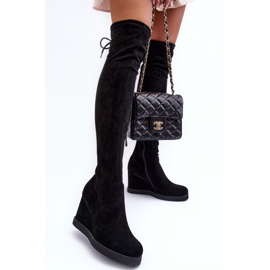 Botas altas NS362P Ante Negro 1 Botas altas NS362P Ante Negro 1