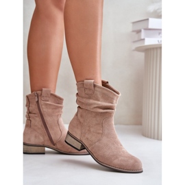 Botas Modelo 24BT02-3046 Beige 2