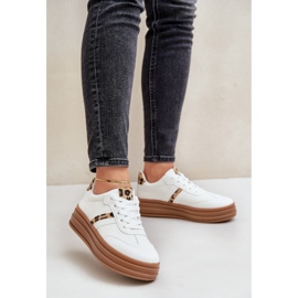 Zapatos Deportivos Modelo PC2802 Leopardo Blanco 1