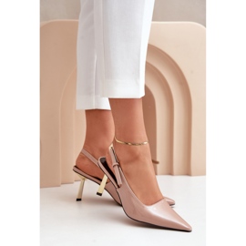 Tacones Modelo CH878 Beige 1