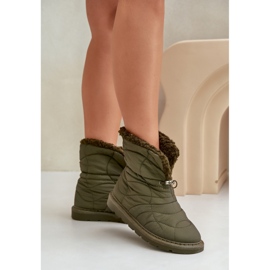 Botas de nieve Modelo 6433 Verde Oscuro 2