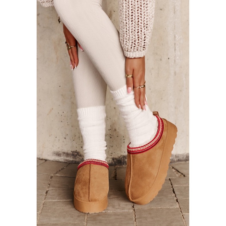 Modelo 20219-4B Botas de nieve camel marrón 1 Modelo 20219-4B Botas de nieve camel marrón 1