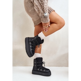 Botas de nieve Modelo 24889 Negro 1 Botas de nieve Modelo 24889 Negro 1