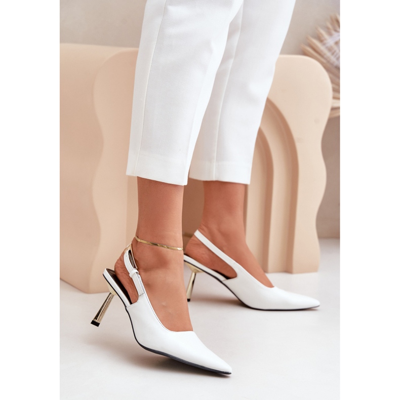 Stilettos Modelo CH878 Blanco 1