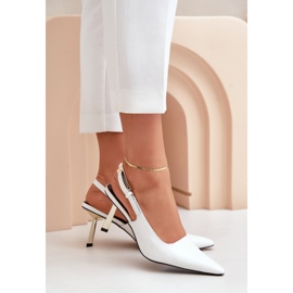 Stilettos Modelo CH878 Blanco 2