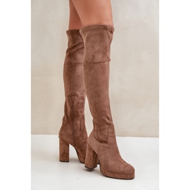 Modelo LQ-79 Botas Beige Oscuro 2