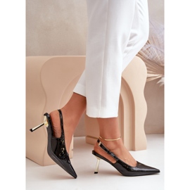 Stilettos Modelo CH878 Negro 2