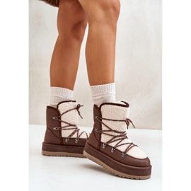 Botas de nieve Modelo 24889 Marrón 2