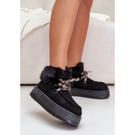 Botas de nieve Modelo C3016 Negro 1 Botas de nieve Modelo C3016 Negro 1