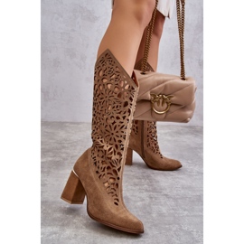 Botas Lewski Shoes 3234 Beige oscuro 2