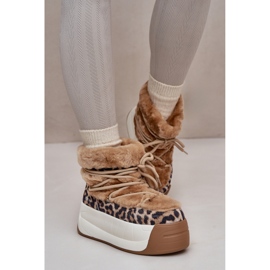 Botas de nieve Big Star OO274A208 Marrón/Leopardo 1