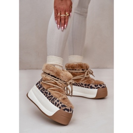 Botas de nieve Big Star OO274A208 Marrón/Leopardo 2