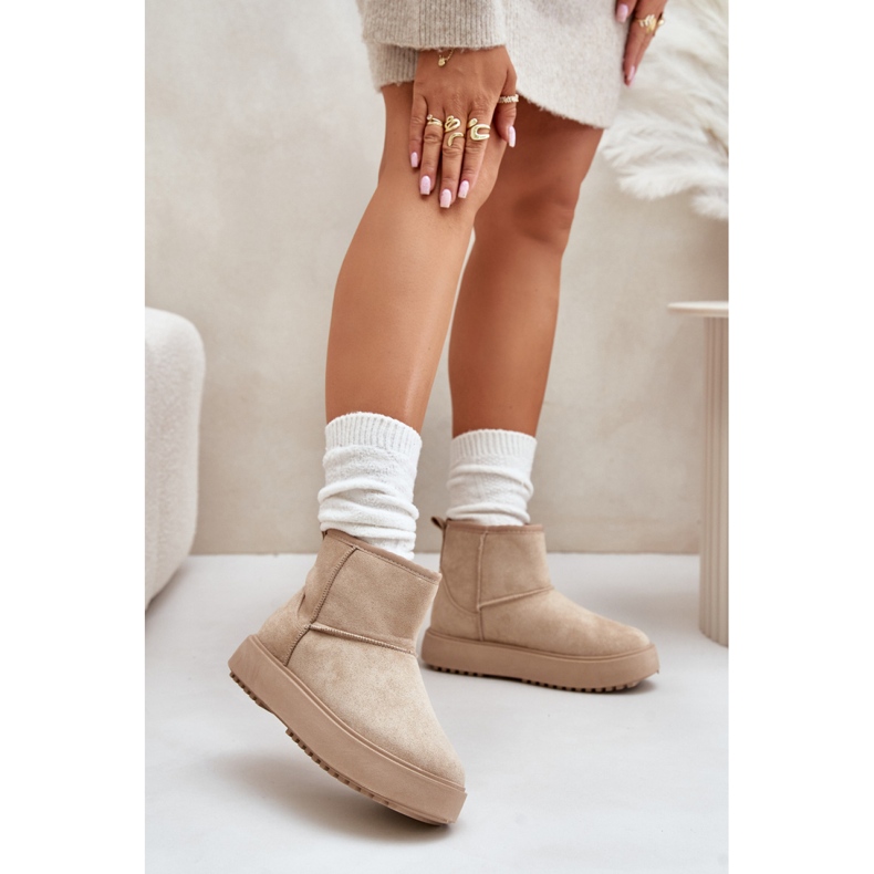 Botas de nieve Modelo 24BT26-7408 Beige 1 Botas de nieve Modelo 24BT26-7408 Beige 1