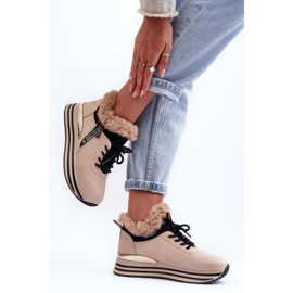 Zapatos Deportivos Modelo 21-Q99 beige 2