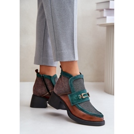 Step in style Botas Modelo Maciejka 06747-29 Marrón/Verde - Paso con estilo 3