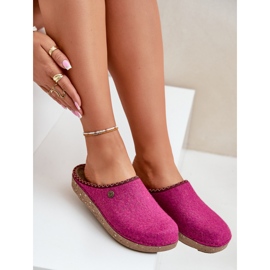 Pantuflas Inblu ED000018 Fucsia rosado 2
