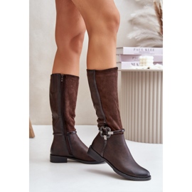 Jezzi Botas Modelo ASA62-112 Marrón 2