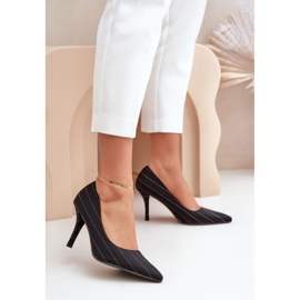 Stilettos Modelo SQC-124 Negro 1