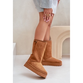 Big Star OO274893 Botas de nieve camel marrón 1