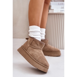 Botas de nieve Modelo 24BT26-7368 Beige 1 Botas de nieve Modelo 24BT26-7368 Beige 1