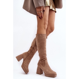 Botas Modelo 168-501 Beige 1