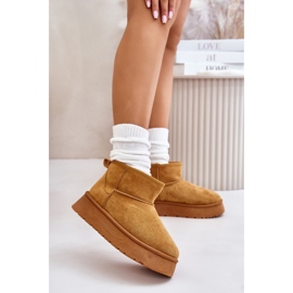 Botas de nieve Modelo 24BT26-7368 Camel marrón 1