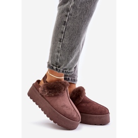 Pantuflas Modelo 24890 Marrón 1