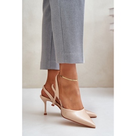 Stilettos Modelo SQC-128 Beige 2