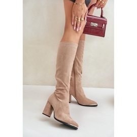 Botas Modelo HB-243 Beige 1