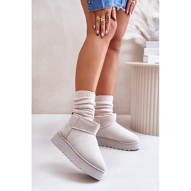 Botas de nieve Modelo 20216-4E Gris Claro 1