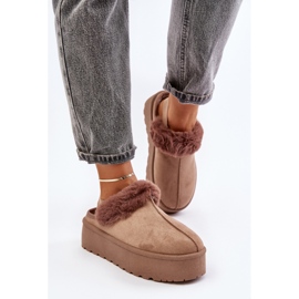Pantuflas Modelo 24890 Beige Oscuro 1