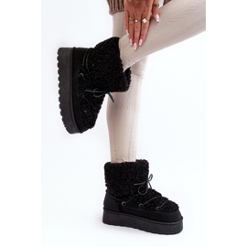 Botas de nieve Modelo 20223-4A Negro 1