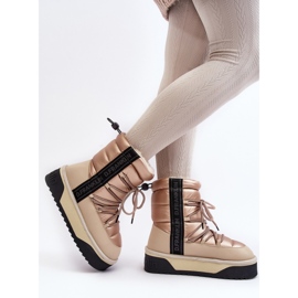 Botas de nieve Modelo DFSH371006 Beige 2
