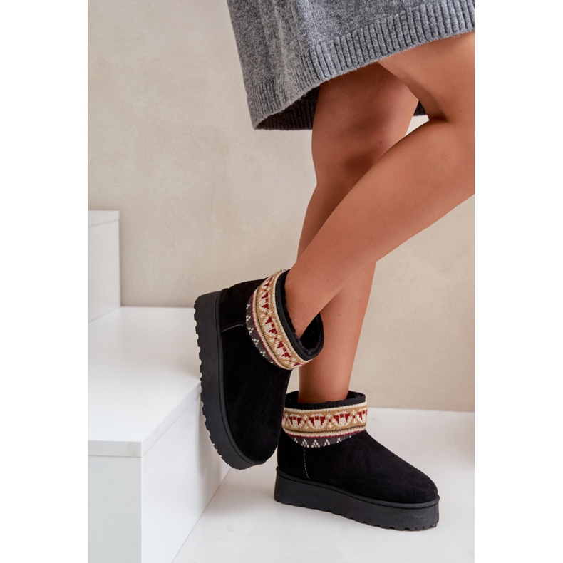 Botas de nieve Modelo 20226-4A Negro 1 Botas de nieve Modelo 20226-4A Negro 1