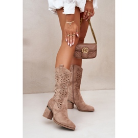 S. BARSKI S.Barski HY42-028 Botas beige 1