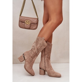 S. BARSKI S.Barski HY42-028 Botas beige 2