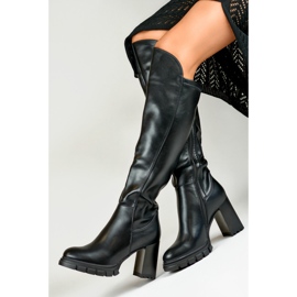 Botas Modelo GD-FL3033 Negras negro 1