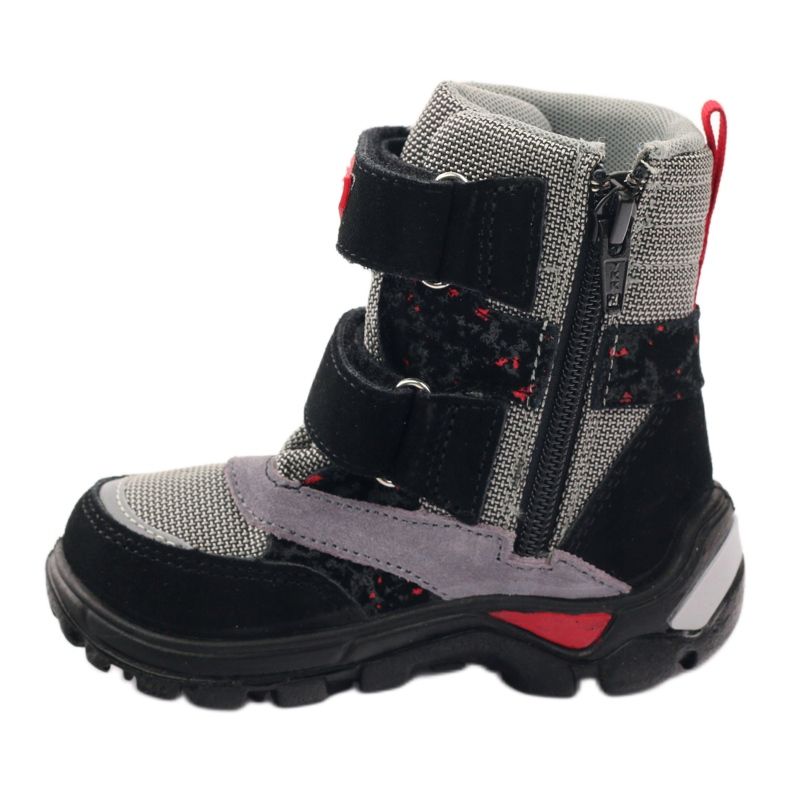 Bartek Botas Botas impermeables 21473 negro rojo gris 1 Bartek Botas Botas impermeables 21473 negro rojo gris 1