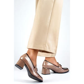 Bombas Modelo GD-FL475T Beige 1