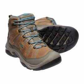 Zapatos Trekking KEEN Circadia Mid Wp Toasted COCONUT/NORTH Atlantic KE-1026764 marrón 2