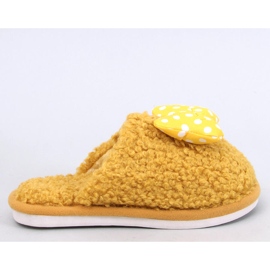 Pantuflas infantiles con lazo, Niño Amarillo 1