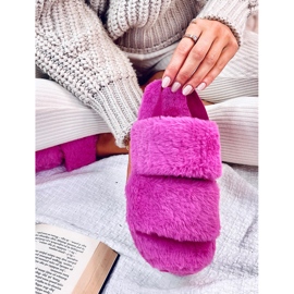 Zapatillas de casa de mujer con elástico Rhodes Fucsia rosado 1