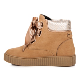 Vices Creepers con cordones marrón 3