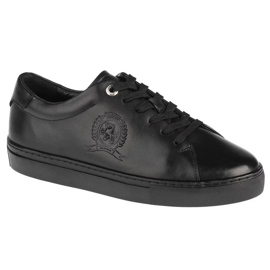 Zapatos Tommy Hilfiger Crest Sneaker FW0FW05922-BDS negro 4