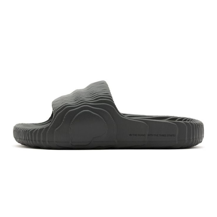 Chanclas Adidas Adilette 22 Grey Five para hombre, estilo de vida, de moda para el verano, negro (HP6522) gris 1