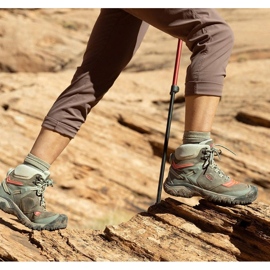 Zapatillas Trekking Keen Ridge Flex Mid Wp KE-1024921 marrón 2